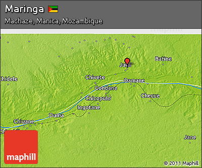 Physical 3D Map of Maringa