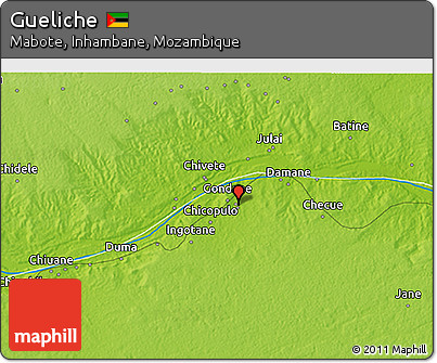 Physical 3D Map of Gueliche
