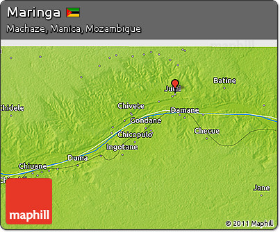 Physical 3D Map of Maringa