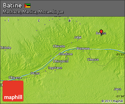 Physical Map of Batine