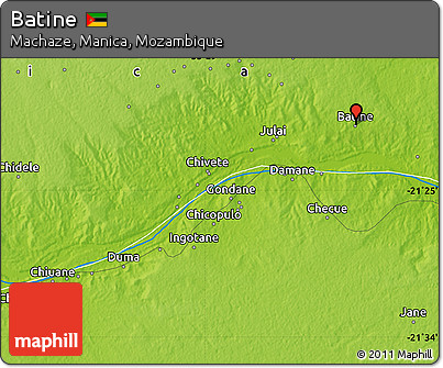 Physical Map of Batine