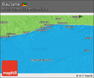 Political Panoramic Map of Baulane
