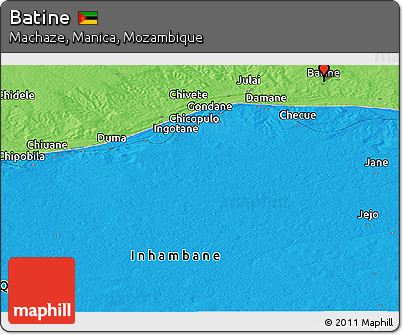 Political Panoramic Map of Batine