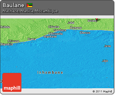 Political Panoramic Map of Baulane