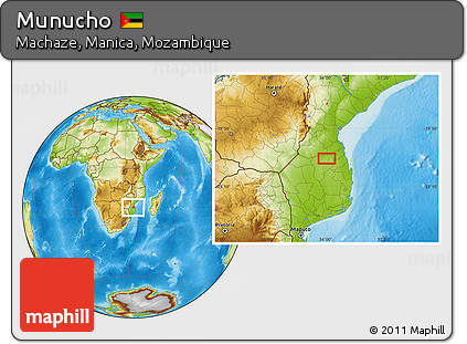 Physical Location Map of Munucho