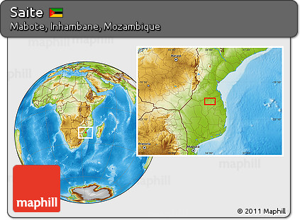 Physical Location Map of Saite