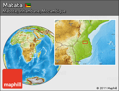 Physical Location Map of Matata