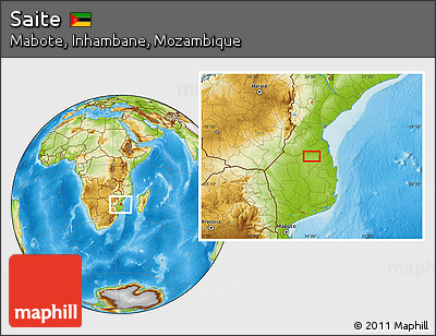 Physical Location Map of Saite