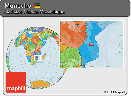 Political Location Map of Munucho