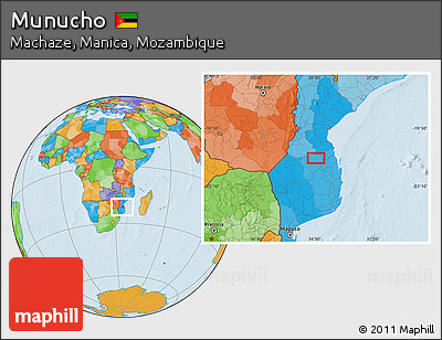 Political Location Map of Munucho