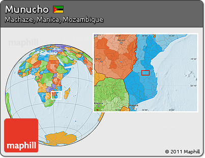 Political Location Map of Munucho