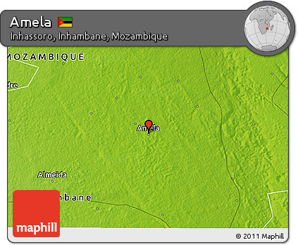 Physical 3D Map of Amela
