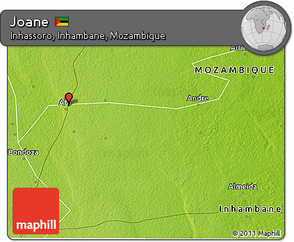 Physical 3D Map of Joane