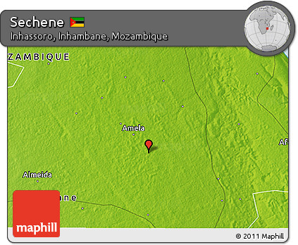 Physical 3D Map of Sechene