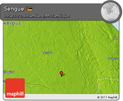 Physical 3D Map of Sengue
