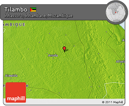 Physical 3D Map of Tilambo
