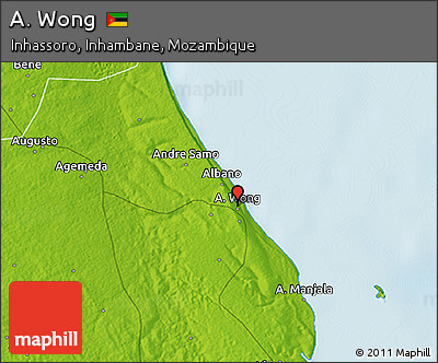 Physical 3D Map of A. Wong