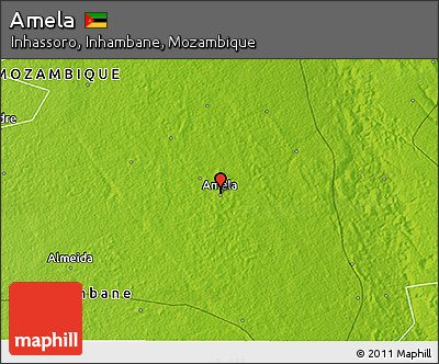 Physical 3D Map of Amela