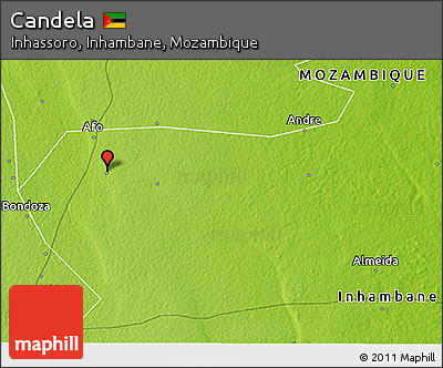 Physical 3D Map of Candela