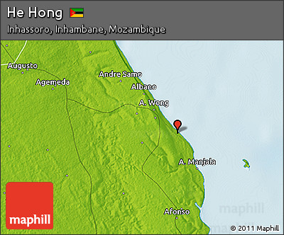 Physical 3D Map of He Hong