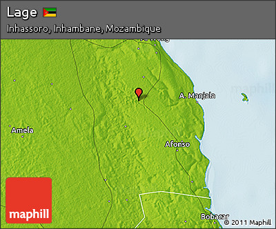 Physical 3D Map of Lage