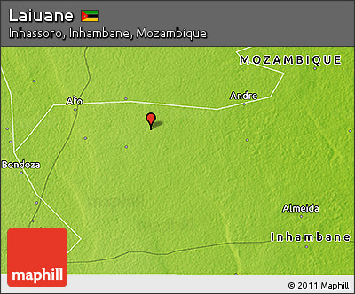 Physical 3D Map of Laiuane