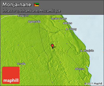 Physical 3D Map of Monjainane
