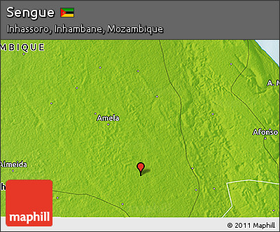 Physical 3D Map of Sengue