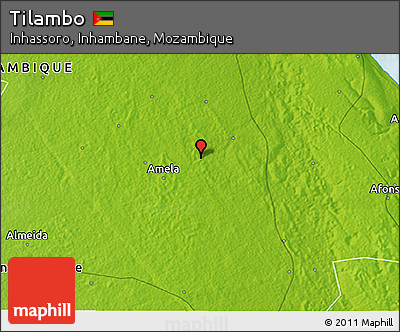 Physical 3D Map of Tilambo
