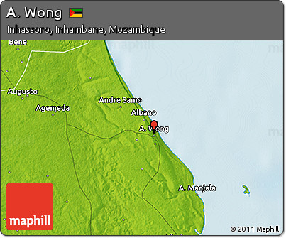 Physical 3D Map of A. Wong