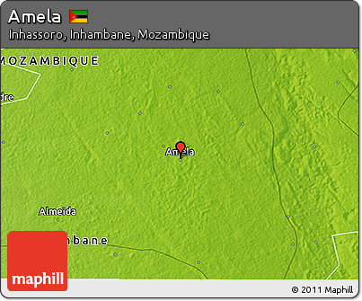 Physical 3D Map of Amela