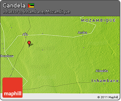 Physical 3D Map of Candela