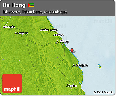 Physical 3D Map of He Hong