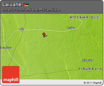 Physical 3D Map of Laiuane
