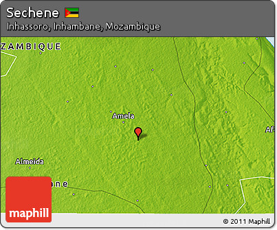 Physical 3D Map of Sechene