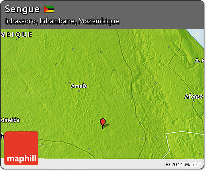 Physical 3D Map of Sengue