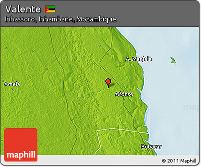 Physical 3D Map of Valente
