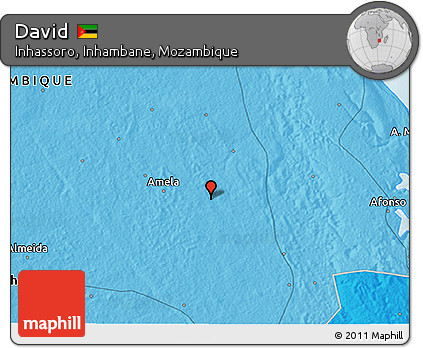Political 3D Map of David