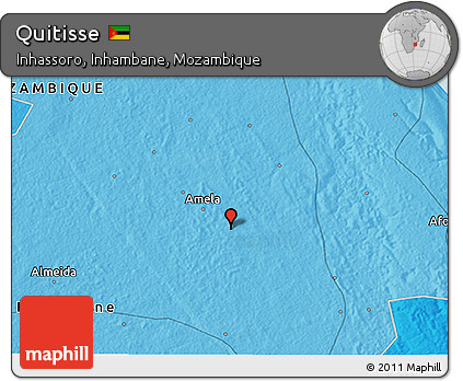 Political 3D Map of Quitisse