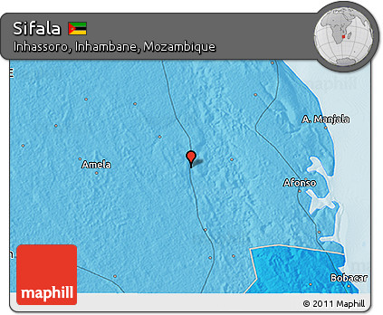 Political 3D Map of Sifala