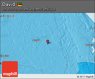 Political 3D Map of David