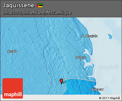 Political 3D Map of Jaquissene
