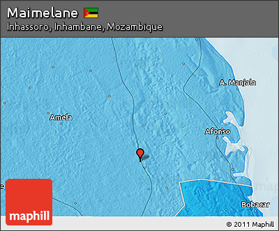 Political 3D Map of Maimelane