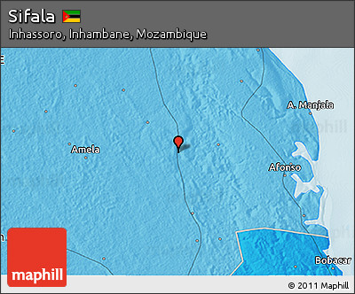 Political 3D Map of Sifala