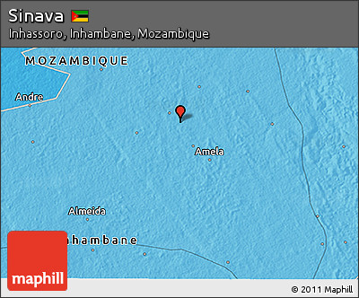 Political 3D Map of Sinava