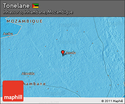 Political 3D Map of Tonelane
