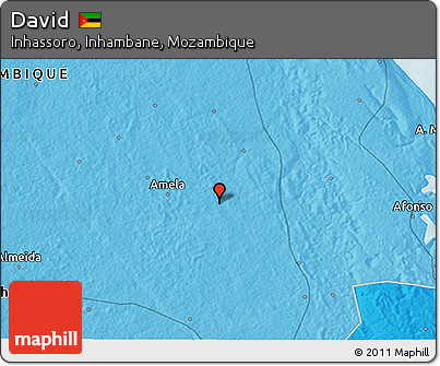 Political 3D Map of David