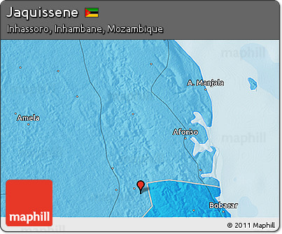 Political 3D Map of Jaquissene