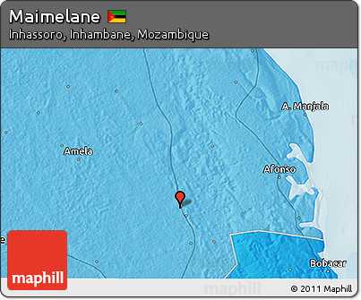 Political 3D Map of Maimelane