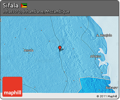 Political 3D Map of Sifala